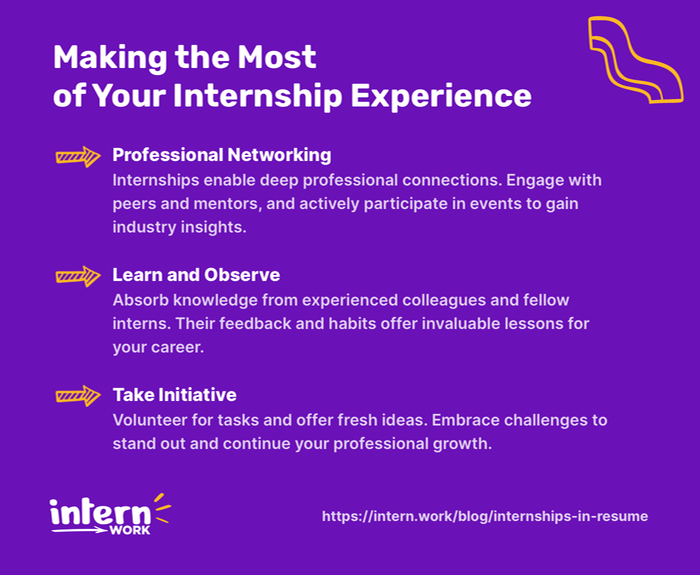 Making the Most of Your Internship Experience